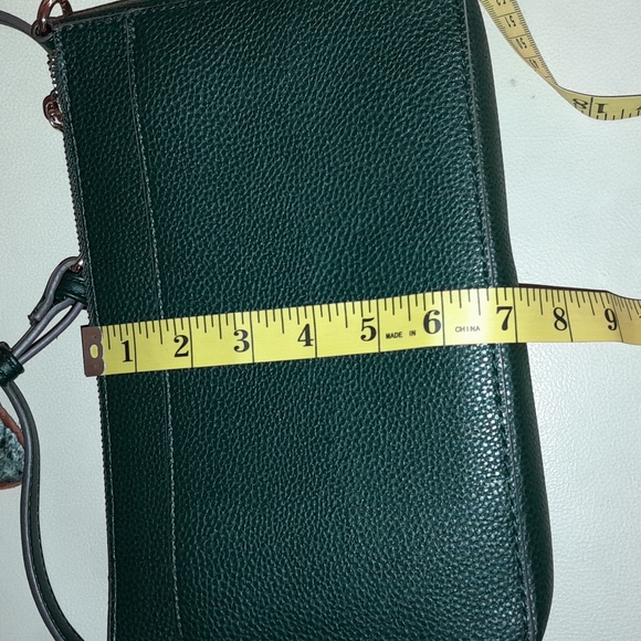 🌺ANNE KLEIN HUNTER GREEN Crossbody with REMOVABLE SMALLER PURSE - Picture 10 of 13